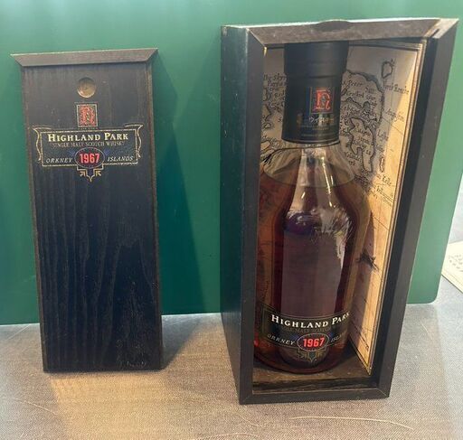 J5351 ★人気品★ HIGHLAND PARK ハイランドパーク 1967 700ml 木箱付 シングルモルト スコッチ ウィスキー 古酒 未開栓【リユースのサカイ柏店】