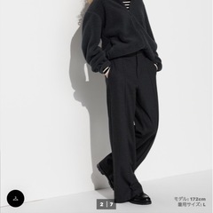 新品 ユニクロ  ボアフリースジャケット L　の画像