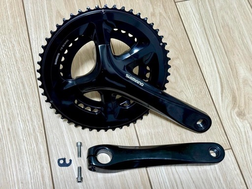 美品 - SHIMANO クランクセット 黒 RS510 50-34T / L:172.5mm