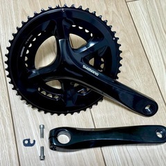 美品 - SHIMANO クランクセット 黒 RS510 50-34T / L:172.5mmの画像