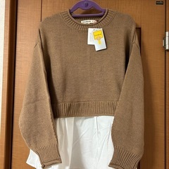 重ね着風セーター 新品未使用