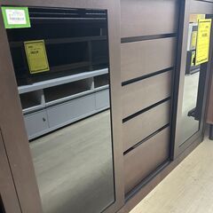 ジモティ来店特価!!　サイドテーブル　ダークブラウン　　J-1148