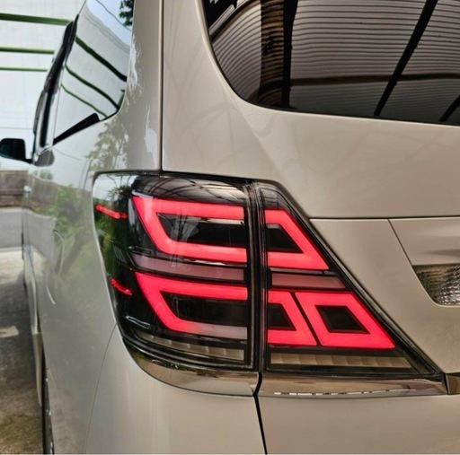 20アルファードヴェルファイアシーケンシャルファイバーLEDテールクリア