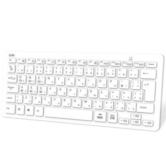 EWIN  ホワイト ワイヤレスキーボード 日本語配列