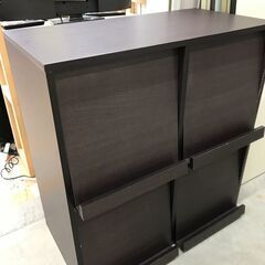本棚 ディスプレイラック 木目調 ブラウン W(幅)80.0×D...