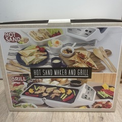 新品未開封★ ホットサンドメーカー & グリル ホットサンド 電...