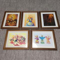 ナカバヤシ 額と絵 5枚セット
