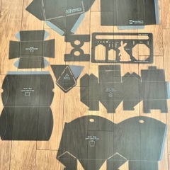 手作り封筒・ラッピングペーパーグッズが作れるテンプレート9点