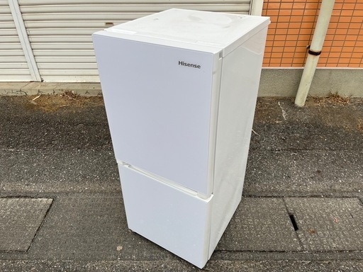 Hisense ハイセンス 2ドア冷凍冷蔵庫 HR-G13A-W 2018年製