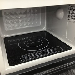 #K-6【ご来店頂ける方限定】アイリスオーヤマのミラートップフラット電子レンジですの画像