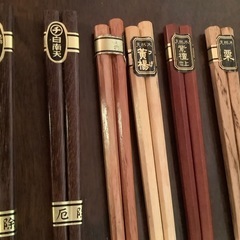 天然木箸6膳未使用品の画像