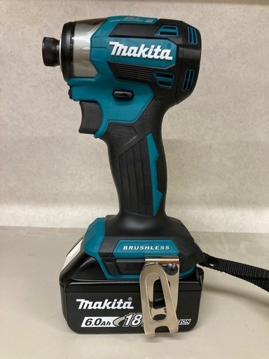 マキタ(Makita) 可変速 充電式インパクトドライバ（青） 18V6Ah バッテリ2本・充電器・ケース付 TD173DRGX  リサイクルショップ宮崎屋　佐土原店　24.11.8F