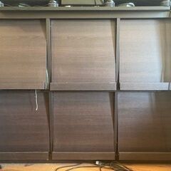 木製収納棚　レコードラック　棚　シェルフ　洋服収納