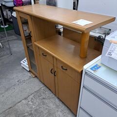 美品 激安 キッチンカウンター キャスター付き‼️