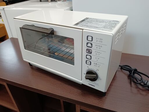 TWINBIRD トースター　ホワイト　TS-D043KS　2018年式　■近隣配送無料　買取GO‼　栄和店