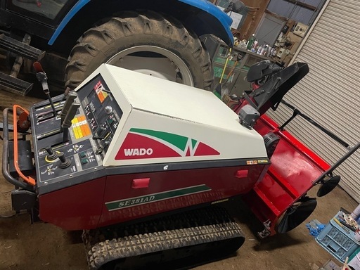 WADO SE381AD 2段オーガ、ディーゼルエンジン除雪機
