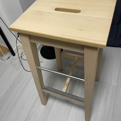 IKEA NILSOLLE ニルソッレ カウンターチェア, バーチ, 74 cmの画像