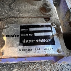 小松 コマツ プレートランマー JP45-2  コンパクター 転圧機 【10996801】