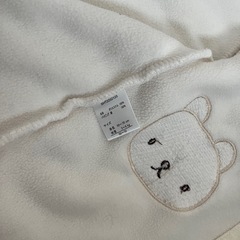 ベビーカバーオール　モコモコ　50-70cmの画像