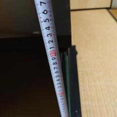 テレビ台　ガラス戸付き収納　２月14日～引き渡しの画像