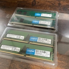 【最終値下げ】デスクトップPC用メモリ crucial DDR4...