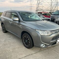 アウトランドPHEV車検８年２月純正タイヤホイルセット付ナビTV...