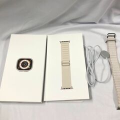 【ジャングルジャングル石津店】　価格下げました！！　早い者勝ち！ 美品！ Apple Watch Ultra GPS+Cellularモデル 49mm MQFR3J/A BT最大容量100％ アクティベーションロック解除済み 堺市 石津の画像