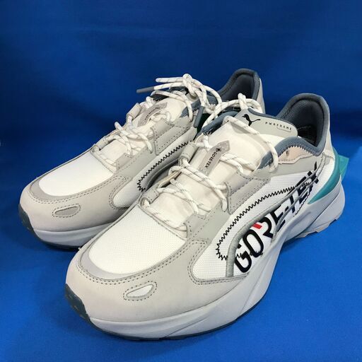 PUMA　プーマ　パワーフレーム　ゴアテックス　38600-01　メンズ　27.0cm 　ホワイト/グレー