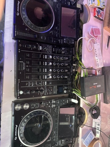 CDJ-30002台＋DJM-900NXS2＋RANE SL4のセットです