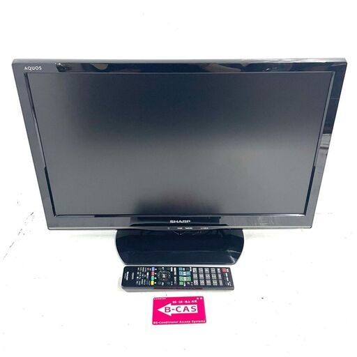 SHARP シャープ AQUOS アクオス LC-22K20 22インチ 液晶テレビ B-CAS リモコン付き 家電