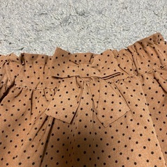 120cm アースミュージックエコロジー　ドット柄　スカートの画像