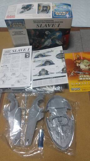【全国配送！】ファインモールド 1/72 スレーブI（スレーヴ１）ジャンゴフェットバージョン 未組立品！貴重なチラシ付き！