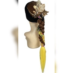 【新品】WPR#3 紅型　ポニーテールエクステンション　成人式　振袖　和装の画像
