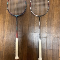 バドミントンラケット　
DUORA Z-STRIKEとAERONAUT9000Cのセット売り！
