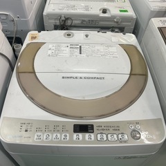 ご来店時、ガンお値引き‼️SHARP(シャープ) 2016年製 7.0kg 洗濯機?