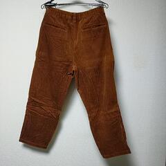 GU コーデュロイ　パンツ　ブラウンの画像
