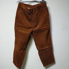 GU コーデュロイ　パンツ　ブラウン