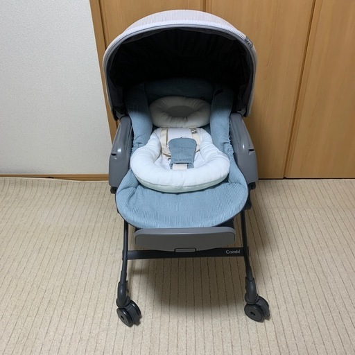 COMBI  コンビ 電動ハイローチェア ホワイトレーベル ネムリラ AUTO SWING BEDi Long シェル EG ミンティ