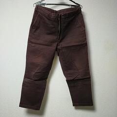 GU　パンツ　ダークブラウン