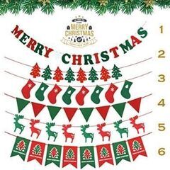 【6種類セット】クリスマス 飾り ガーランド 人気 装飾 クリス...