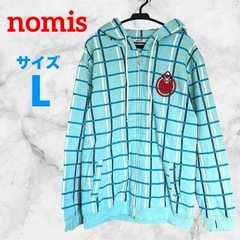 nomis❤ジップアップパーカー　ジャンパー　メンズ　アウター