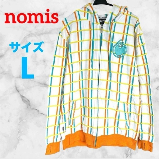 nomis❤ジップアップパーカー　ジャンパー　メンズ　アウター