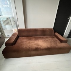 ローソファ3人掛け0円の画像