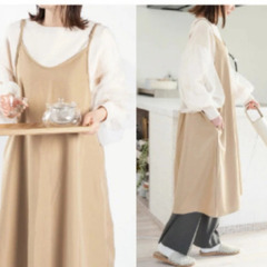 エプロン　ワンピース型の画像
