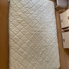 【美品】三層ボリューム敷き布団　ダブルサイズ　