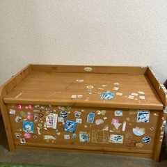 木製ベンチ(おもちゃ箱)