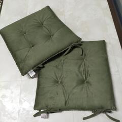 クッション イオン シートクッション 2点セット モコモコ コーデュロイの画像