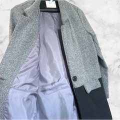【美品】リミットレスラグジュアリー❤チェスターコート　レディースコートの画像