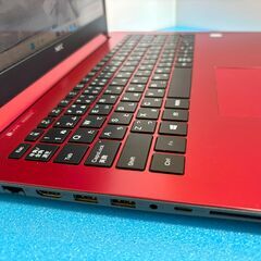 💗爆速i7第8💗特Ａ希少美品レッド・新品超速SSD256GB・Webｶﾒﾗ内蔵・Win11・NEC/Office2021付/15.6ｲﾝﾁ/メモリ8GB/無線/DVD・CD再生ｿﾌﾄ付　No.2411008の画像
