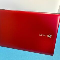 💗爆速i7第8💗特Ａ希少美品レッド・新品超速SSD256GB・Webｶﾒﾗ内蔵・Win11・NEC/Office2021付/15.6ｲﾝﾁ/メモリ8GB/無線/DVD・CD再生ｿﾌﾄ付　No.2411008の画像